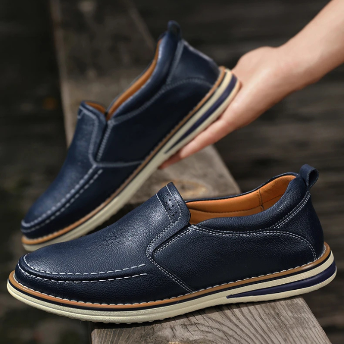 The Cooper Mocs Genuine Leather Loafers
