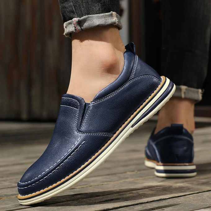 The Cooper Mocs Genuine Leather Loafers
