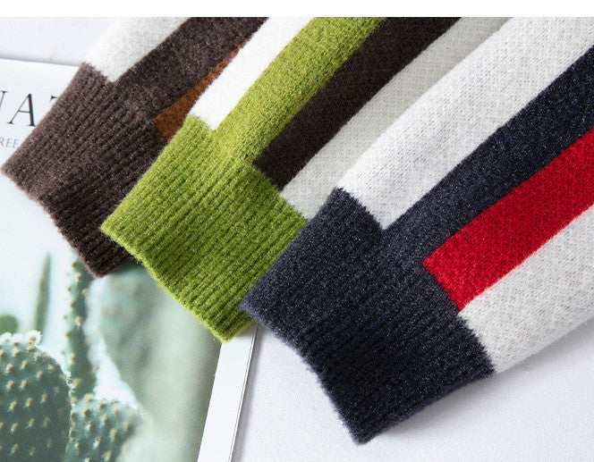 Marcello Striped Knit Sweater