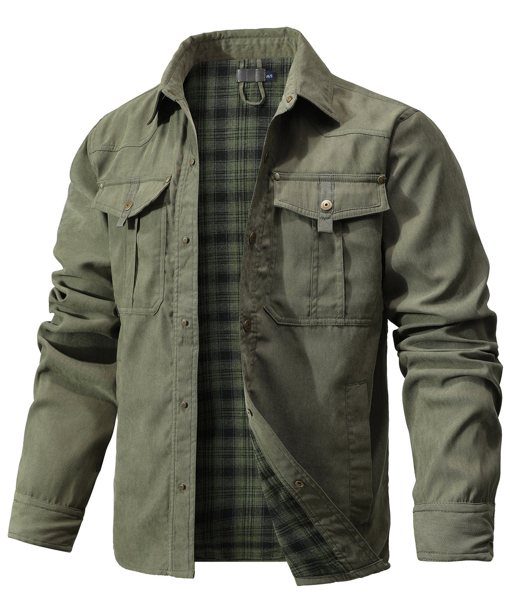 Veste isolée traversée