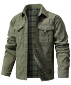 Veste isolée traversée