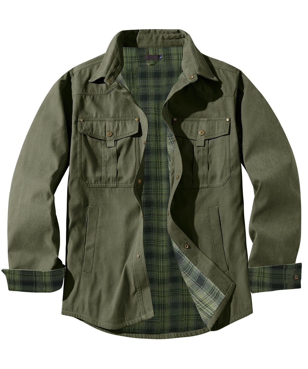 Veste isolée traversée