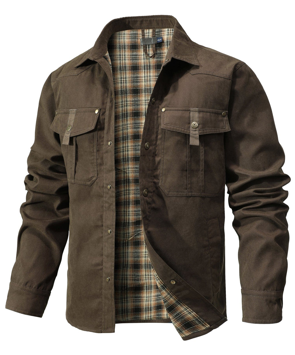 Veste isolée traversée
