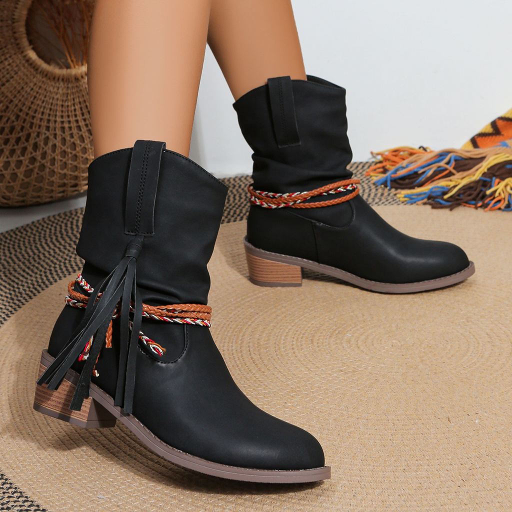Bottes de cheville à glace de rodéo