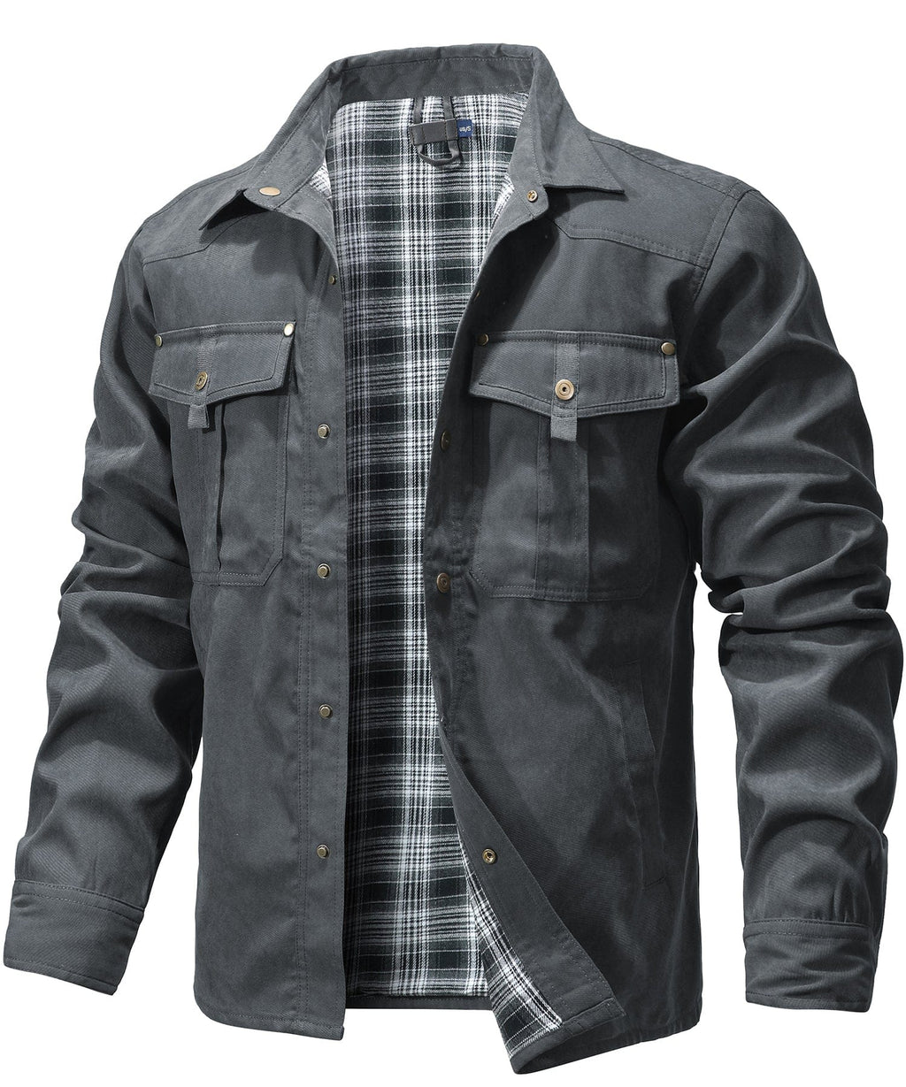 Veste isolée traversée
