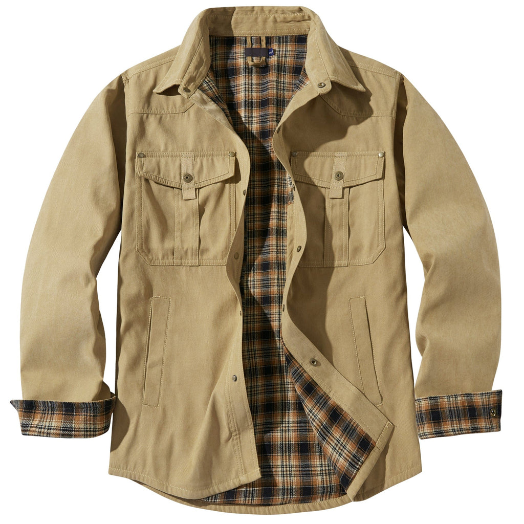 Veste isolée traversée