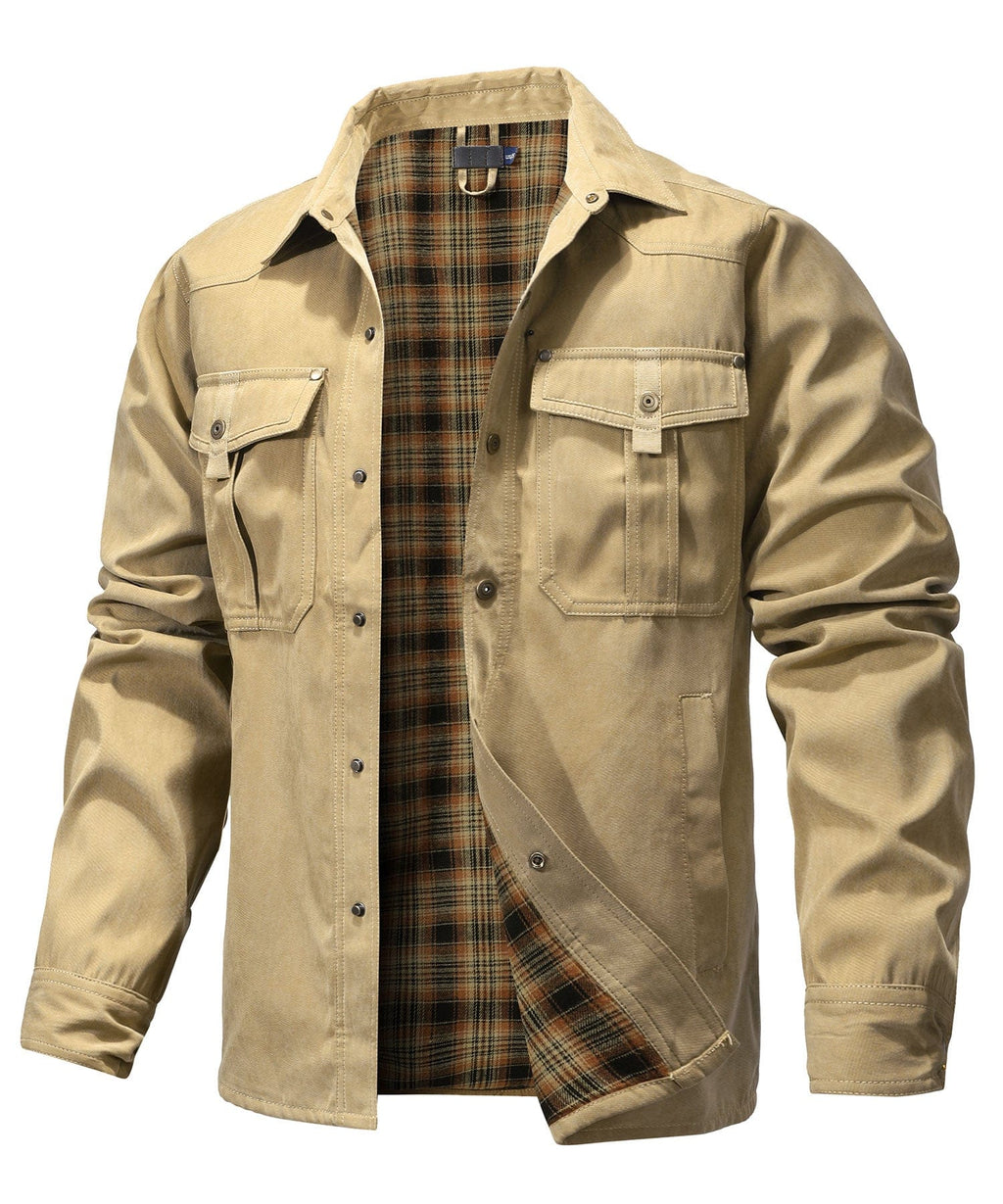 Veste isolée traversée