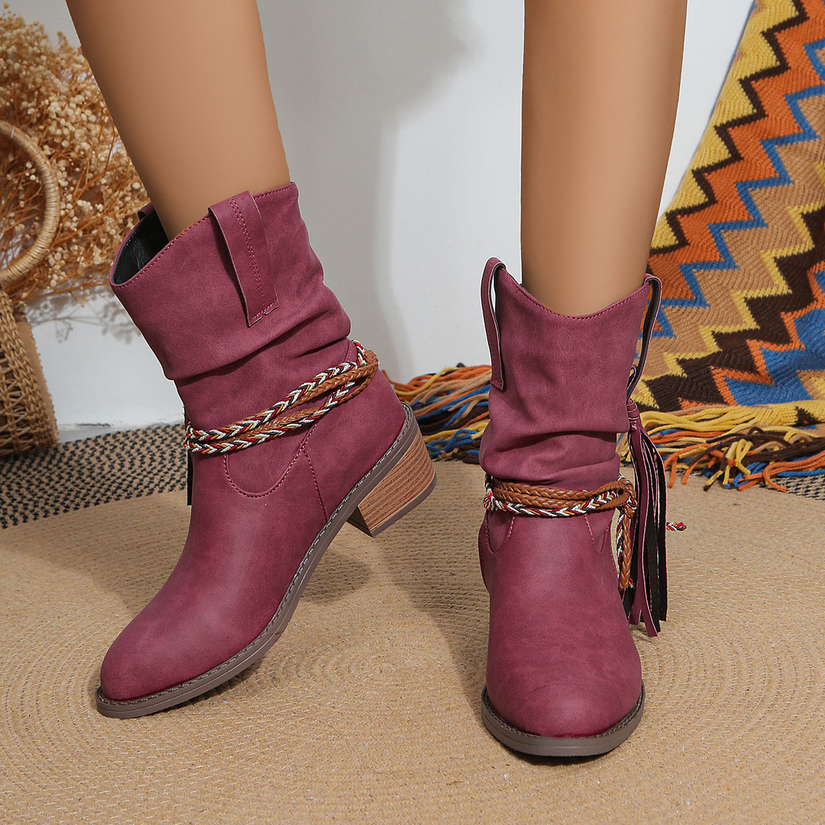 Bottes de cheville à glace de rodéo
