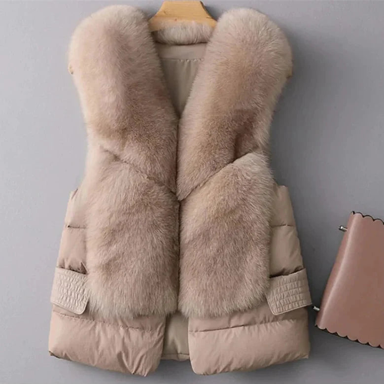CINQUIÈME & GILET EN DUVET DE FOURRURE
