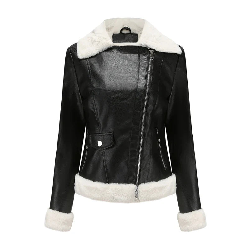 Veste de bombardier en cuir de ballecia