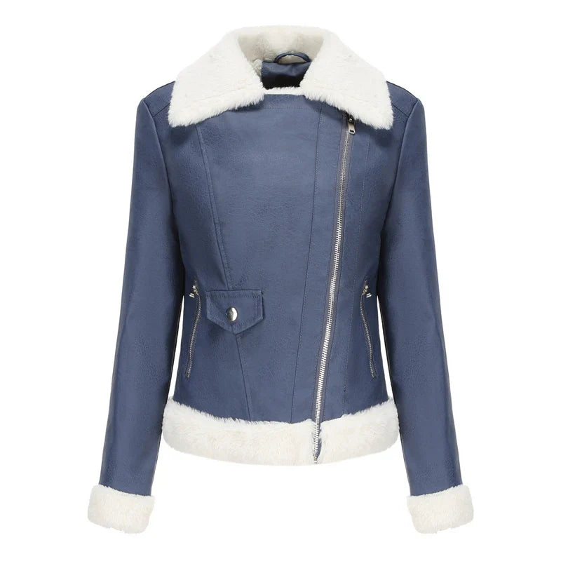 Veste de bombardier en cuir de ballecia