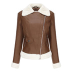 Veste de bombardier en cuir de ballecia