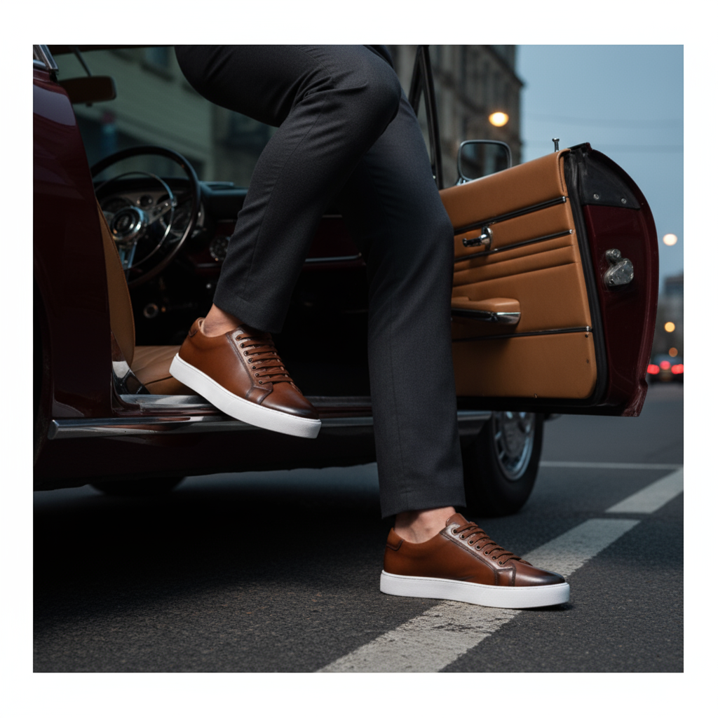 Low-tops en cuir de Westbridge