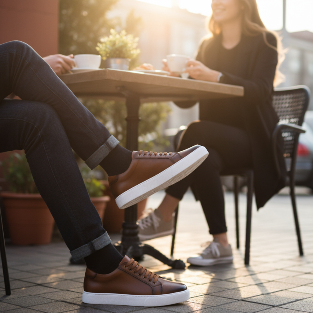 Low-tops en cuir de Westbridge