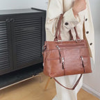 Retro MultiLayer Satchel Your Chic Crossbody Companion